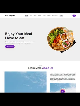 Food template (Purple)