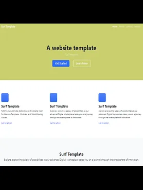 Digital marketplace template (Yellow)