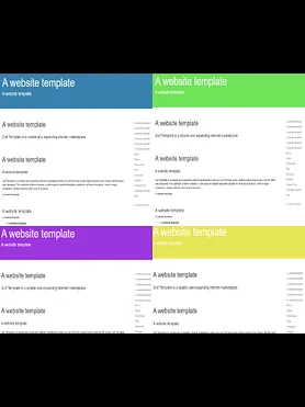 Simplistic website templates (+ sidebar)